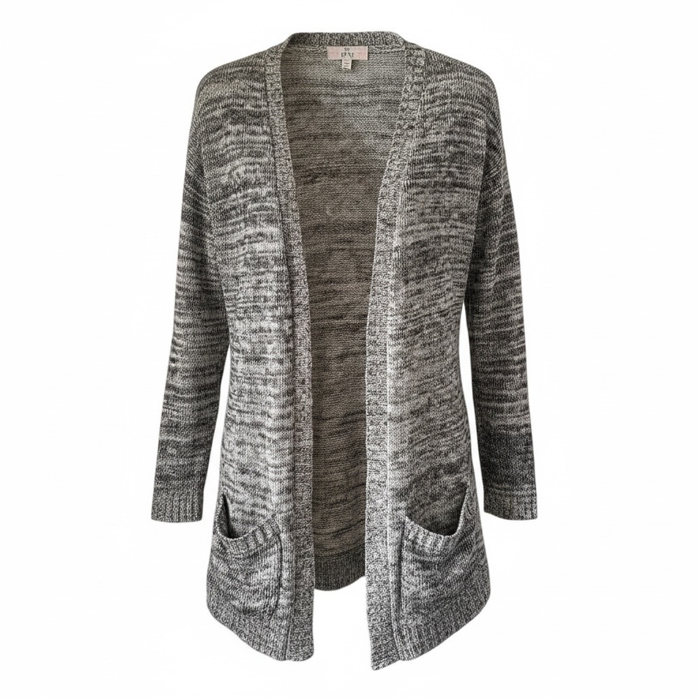 Pink Republic Charcoal Knit Cardigan Black &White
Size M